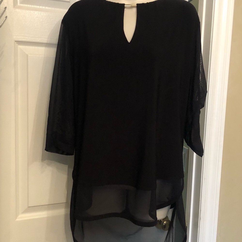 🇨🇦Joseph Ribkoff Elegant Black Women's Tunic Size Large